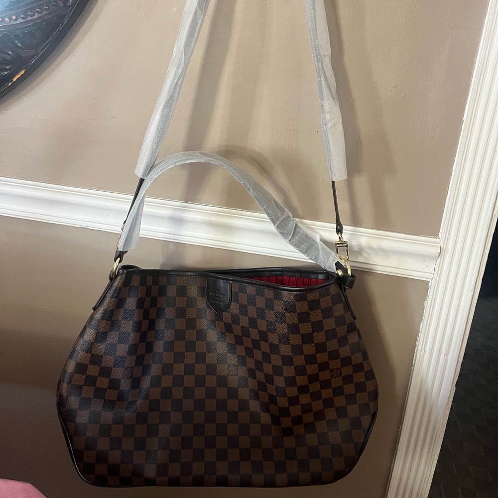 Louis Vuitton style Damier Brown Handbag